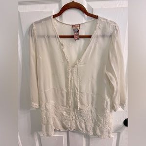 Johnny Was top size medium EUC